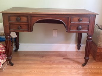 ANTIQUE WALNUT SHERIDAN DESK