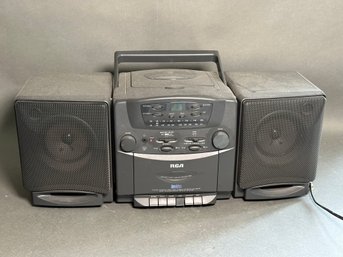 Vintage 1990s RCA Boombox Stereo: AM/FM, Cassette, CD