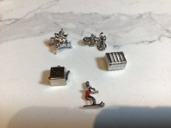 STERLING SILVER CHARM LOT 4   20.52 GRAMS