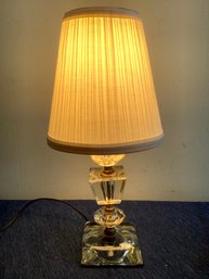 Vintage Glass Vanity Lamp