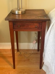 A HEPPLEWHITE ONE DRAWER WORK TABLE