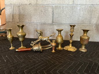 Group Of Miscellaneous Brass Decor