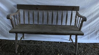 Wood Bench Setee