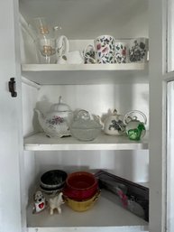 Tea Pots, Tea Cups Soup Bowl & Cake Server