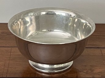 Colonial Pewter Footed Bowl By Aroma - 8'D X 4'H