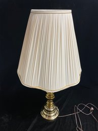 Metal Lamp With Large Shade - 1