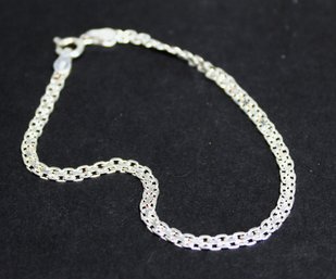 Fancy Italian Sterling Silver Link Bracelet 7' Long