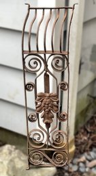 Antique Rusted Wrought Iron Balcony Railing Piece- Lot 1