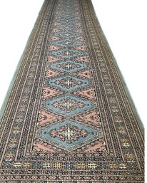 Handmade Silk Tribal Hallway Runner - 31' X 157 ' N -