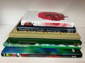 Collection Of Books On Gardening & Flowers