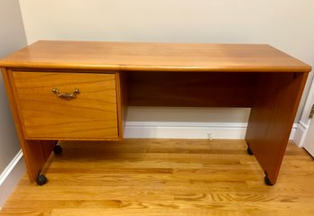 MCM  Danish Teak Rolling Desk