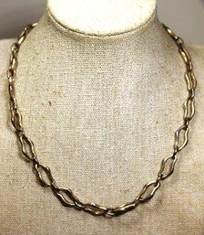 Fine Hand Wrought Sterling Silver Choker Necklace 16' Long