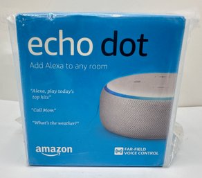 New In Box Alexa Echo Dot 3rd Generation Bluetooth Speaker By Amazon