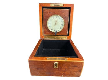 Vintage Gift Box With Quartz Clock Insert