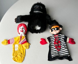 Vintage MacDonalds Collectible Hand Puppets