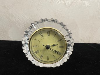 Shannon Crystal Design Glass Clock