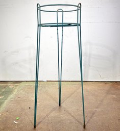 A Vintage Wrought Iron Plant Stand