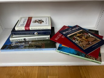 Collection Of Books On Great Britain, Including Tour Guides