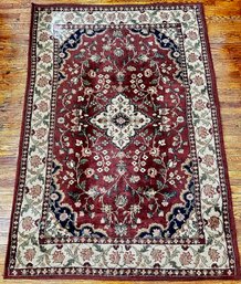 Tabriz Style Rug By Beaulieu Home Furnishings, 100 Percent Olefin Pile (Approximately 5 By 7.5 Feet)