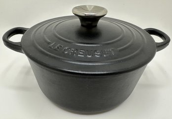 Le Creuset Enameled Cast Iron Pot With Cover, Size 18 (2 Quart), France