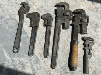 Early Vintage/Antique Pipe Wrench Lot