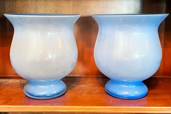 A Pair Of Hand Blown Venetian Glass Candle Scones From ABC Carpet And Home