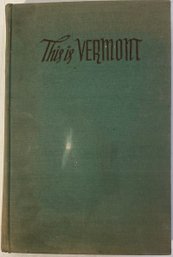 Great Early Vermont 1930's Book