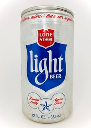 Vintage Can Of Lone Star Light Beer (Empty)