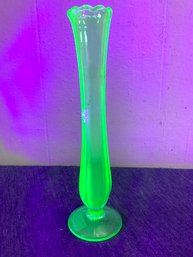 Vintage Uranium Bud Vase