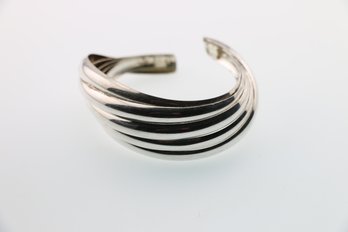 Sterling Silver Italy 925 Cuff Bracelet