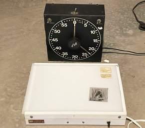 A Timer And Transparency Reader