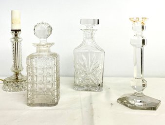 An Assortment Of Crystal By Val St. Lambert And More