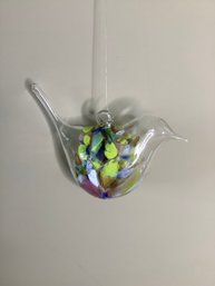 Glass Bird Ornament