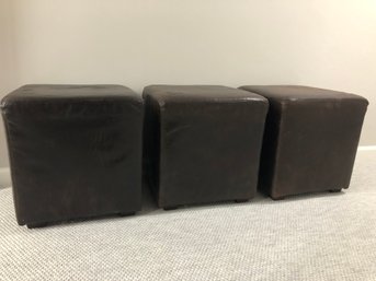 Set Of 3 Cube Foot Rests