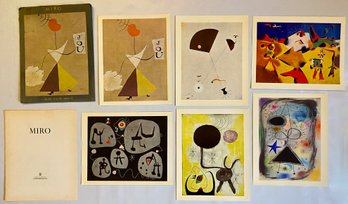 6 Joan Miro Skira Prints In Original Folder