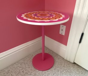 Colorful Metal Pop Art Side Table