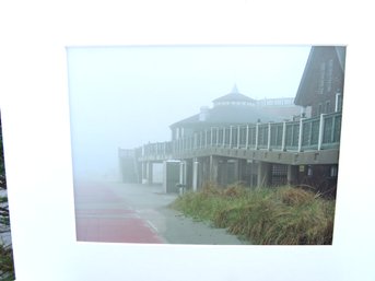 Original Photograph Pier In The Fog