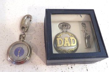 2 Pocket Watches Dad & Bodygear