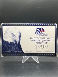 1999 United States Mint 50 State Quarter Proof Set