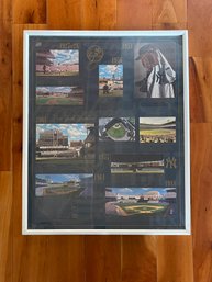 Bill Goff Inc. New York Yankees Poster Print Time Line Portfolio, Framed