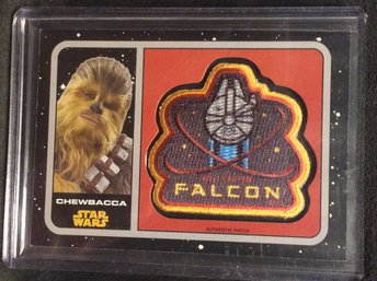 2015 Topps Star Wars Journey To The Force Awakens Chewbacca Patch Card - M
