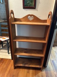 4 Shelf Bookcase Natural Wood