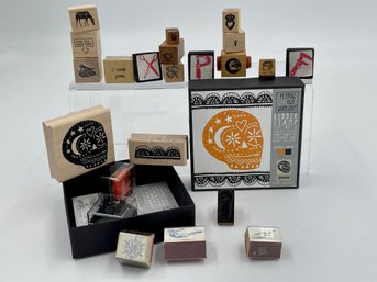 Rubber Stamp Kit & Assorted Rubber Stamos #4