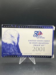 2001 United States Mint 50 State Quarter Proof Set