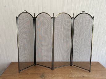 Brass Fireplace Screen