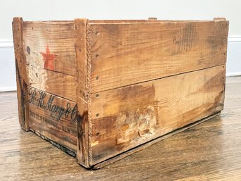 A Vintage Wood Crate From Macy's NY