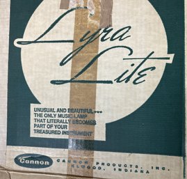 Cannon Products Lyra Lite Piano Lamp-NOS