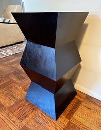 Geometric Pedestal Table