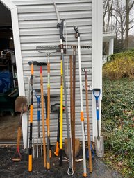 Collection Of Yard Tools.