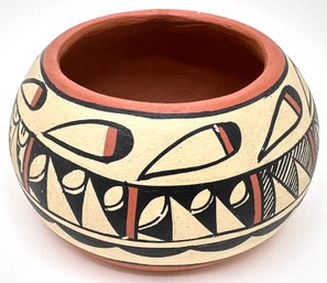 Acoma Native American Signed Vase, Purchased For $45 In 1991, Signed 'JCB Tenez'